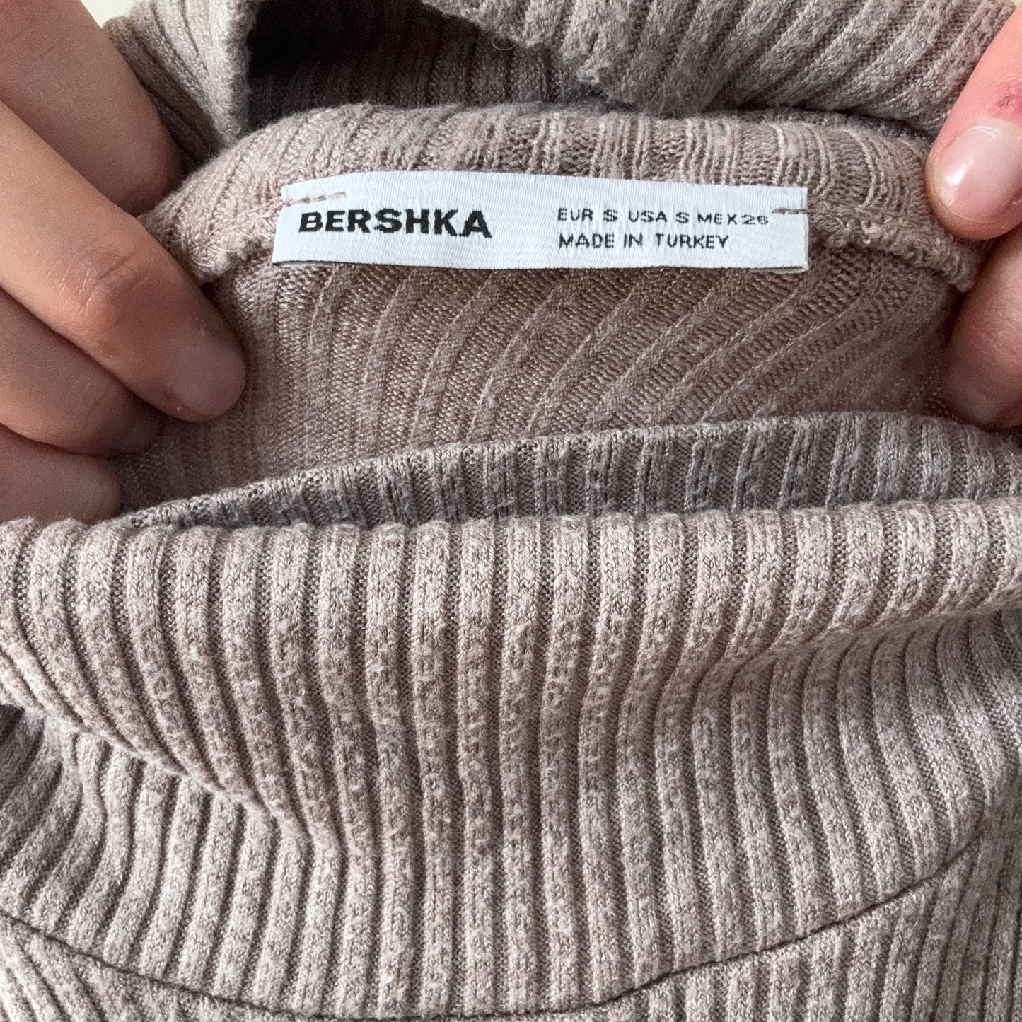 Beige cropped Longsleeve | Bern