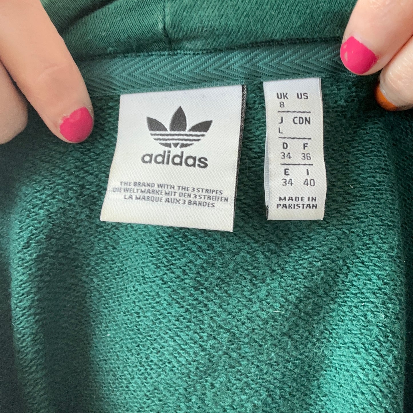 Sweat à capuche Adidas vert | Berne