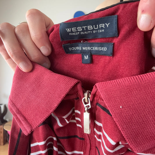 Red Shirt with white stripes | Bern