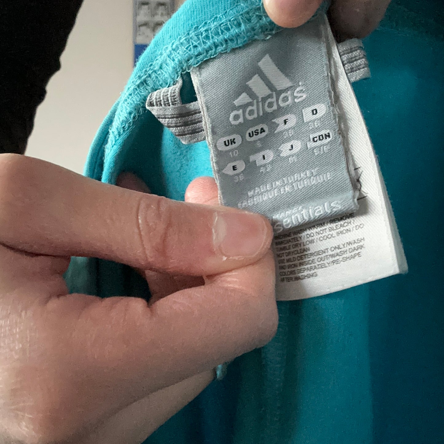 Blue Vintage Adidas Capri Trainer 3/4 Shorts | Bern