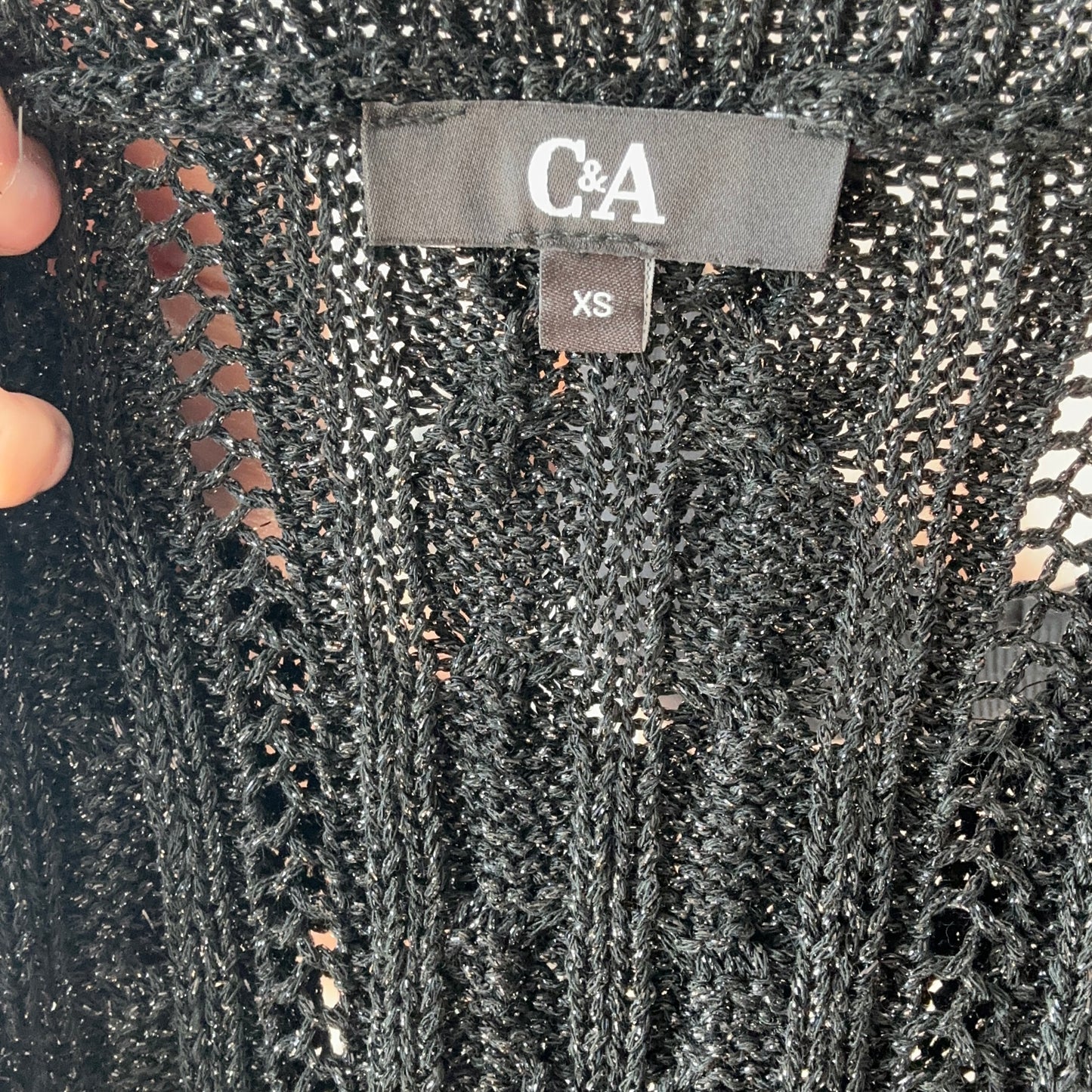 Black glittery Top | Bern