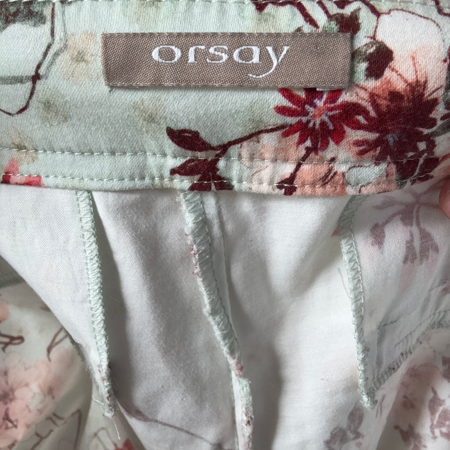 Blue Pants with flower Print | Bern