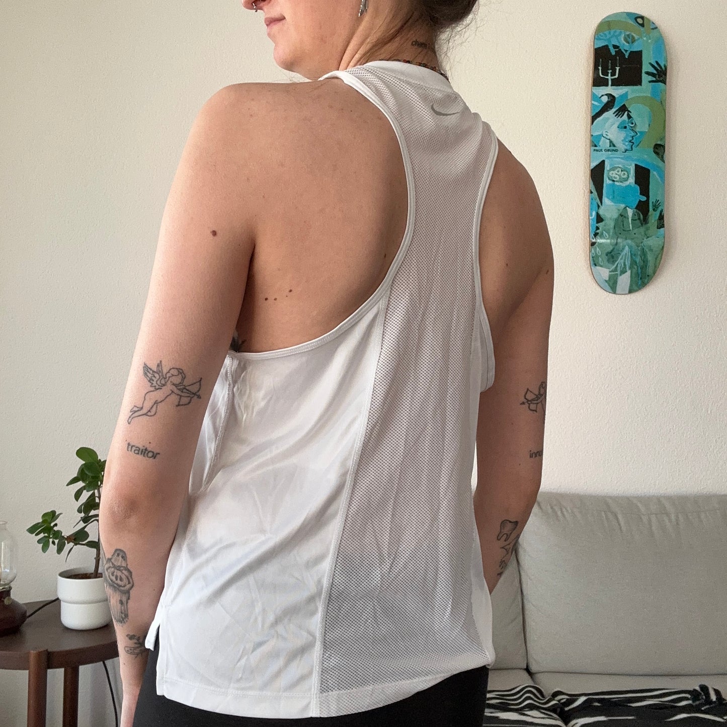 White Nike Top
