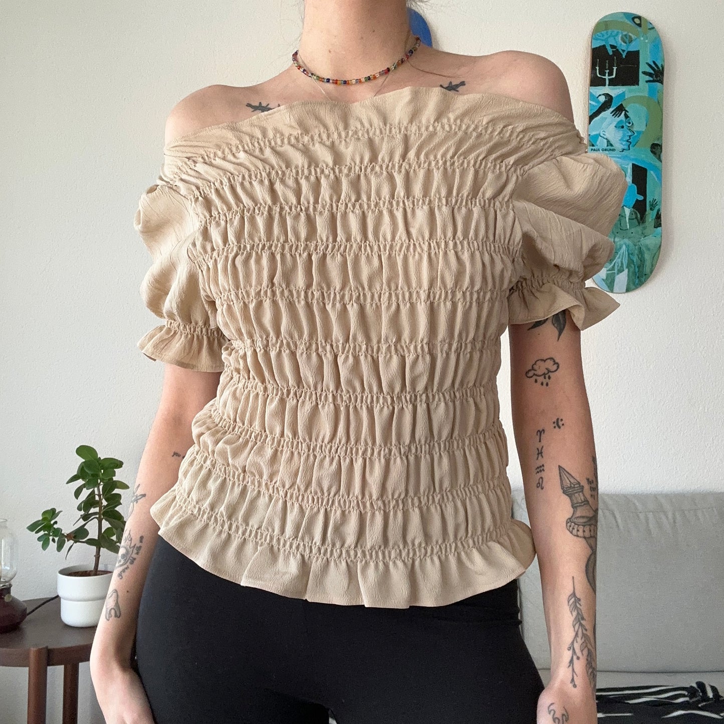 Beige Shirt