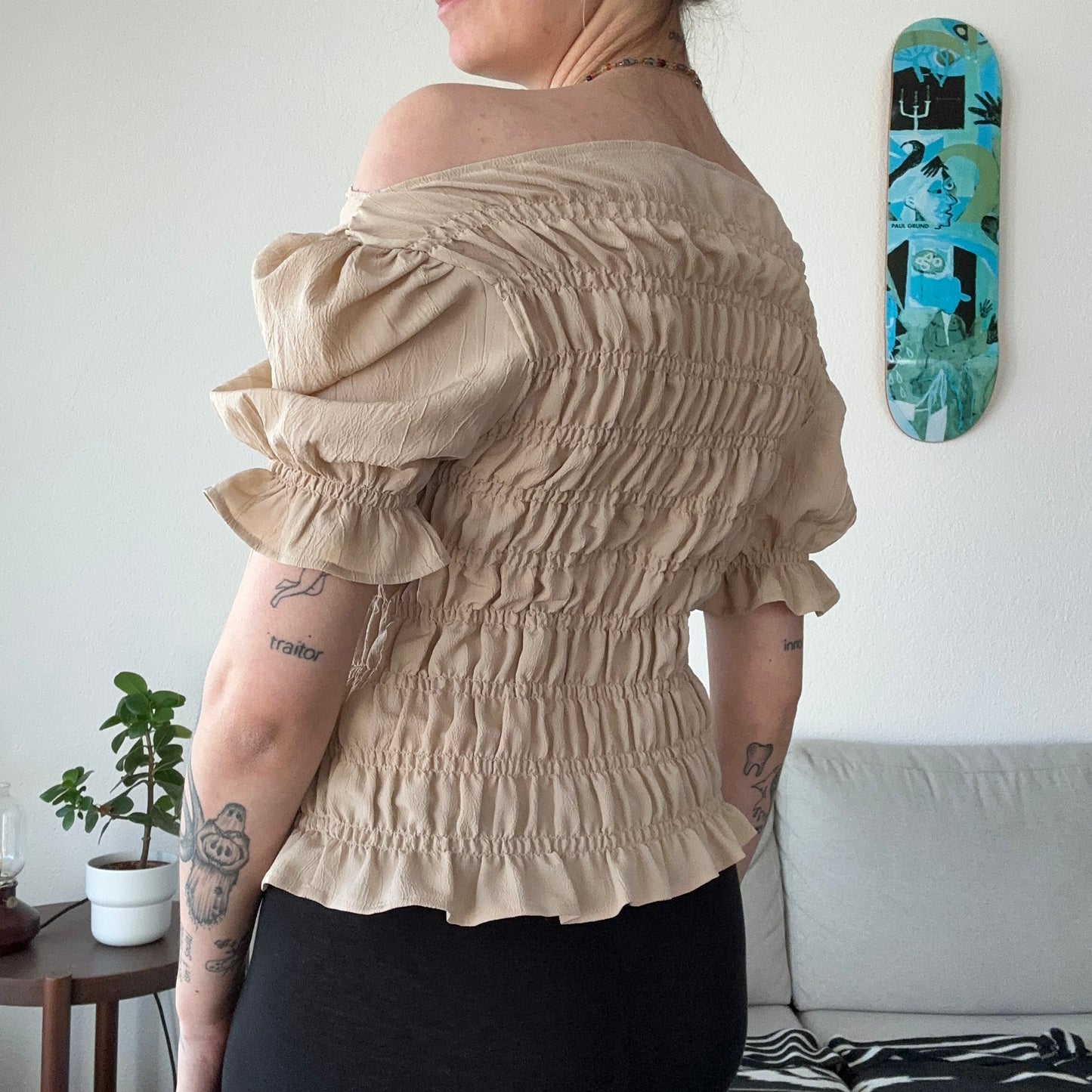 Beige Shirt