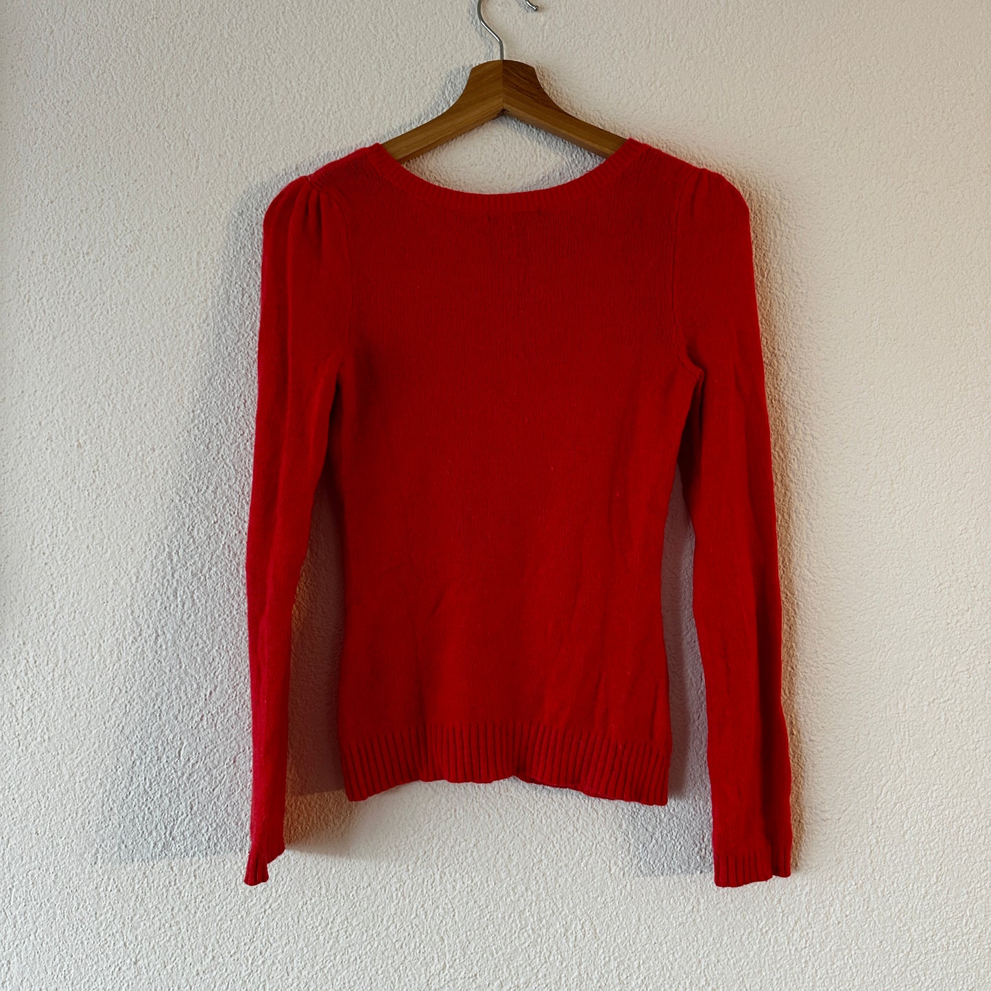 Rotes Weihnachts-Strick-Longsleeve | Bern