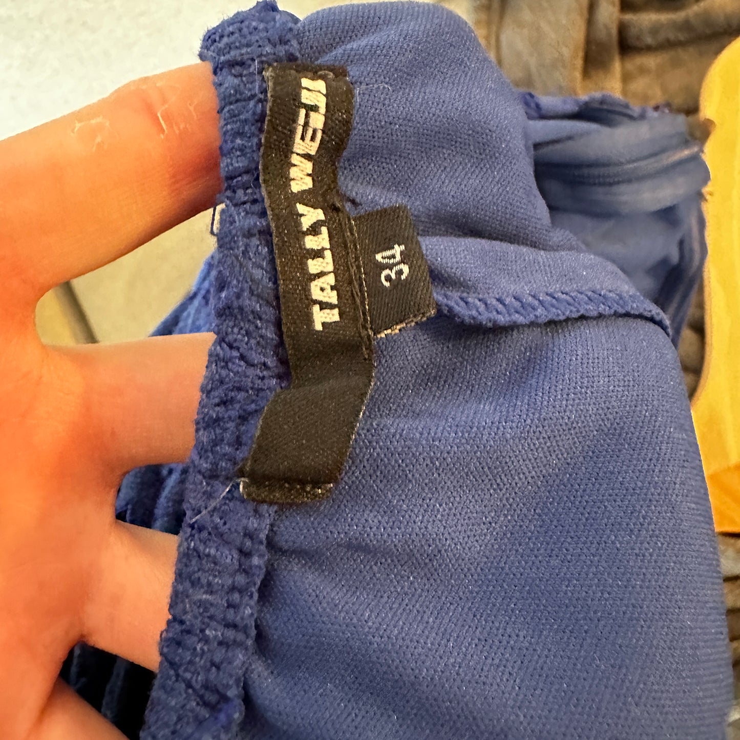 Mini-robe bustier bleue | Bern