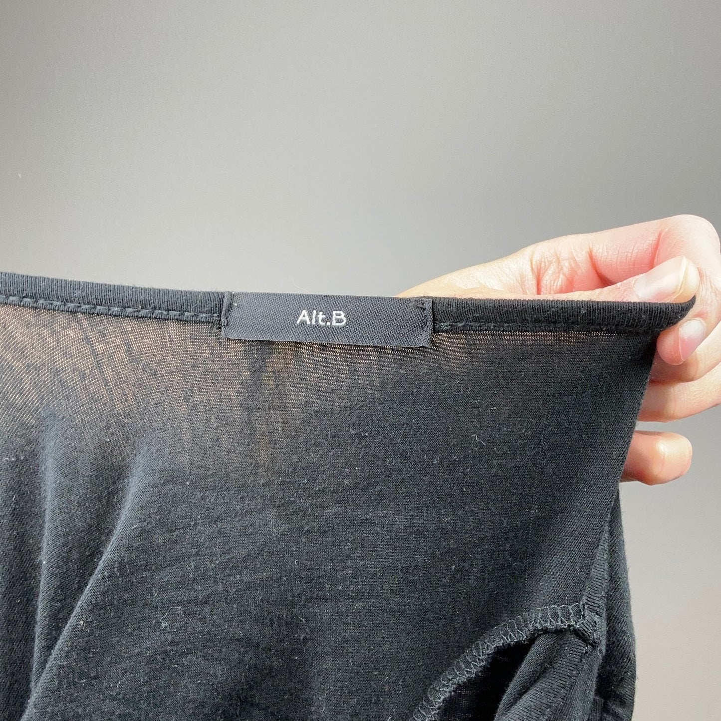 Black Dress with beige pattern | Bern