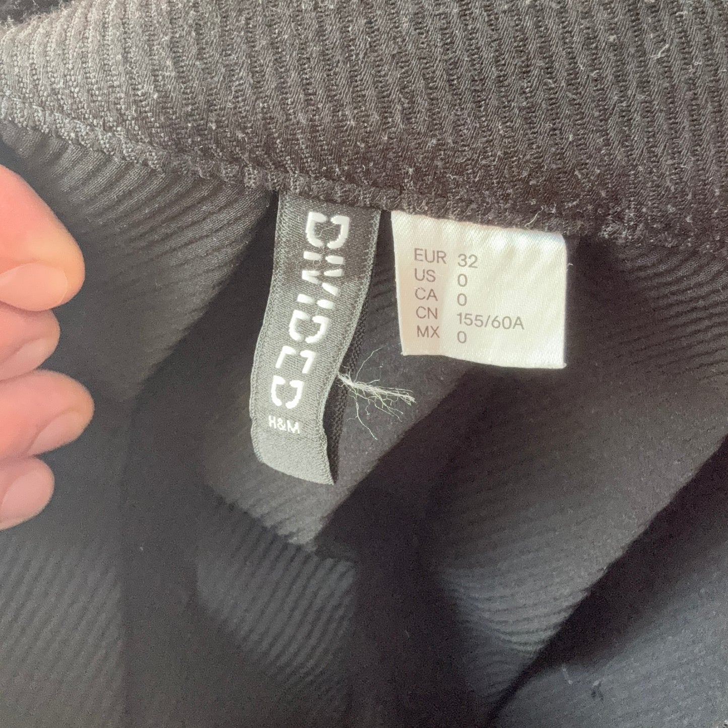 Black Skirt with white stripes | Bern