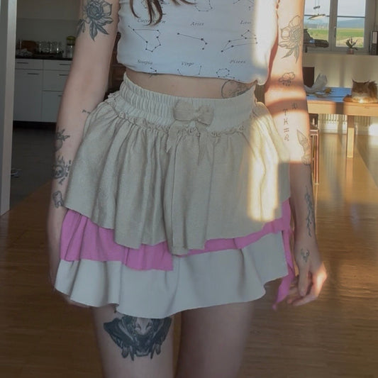 Whimsical Barbie Upcycled Skirt