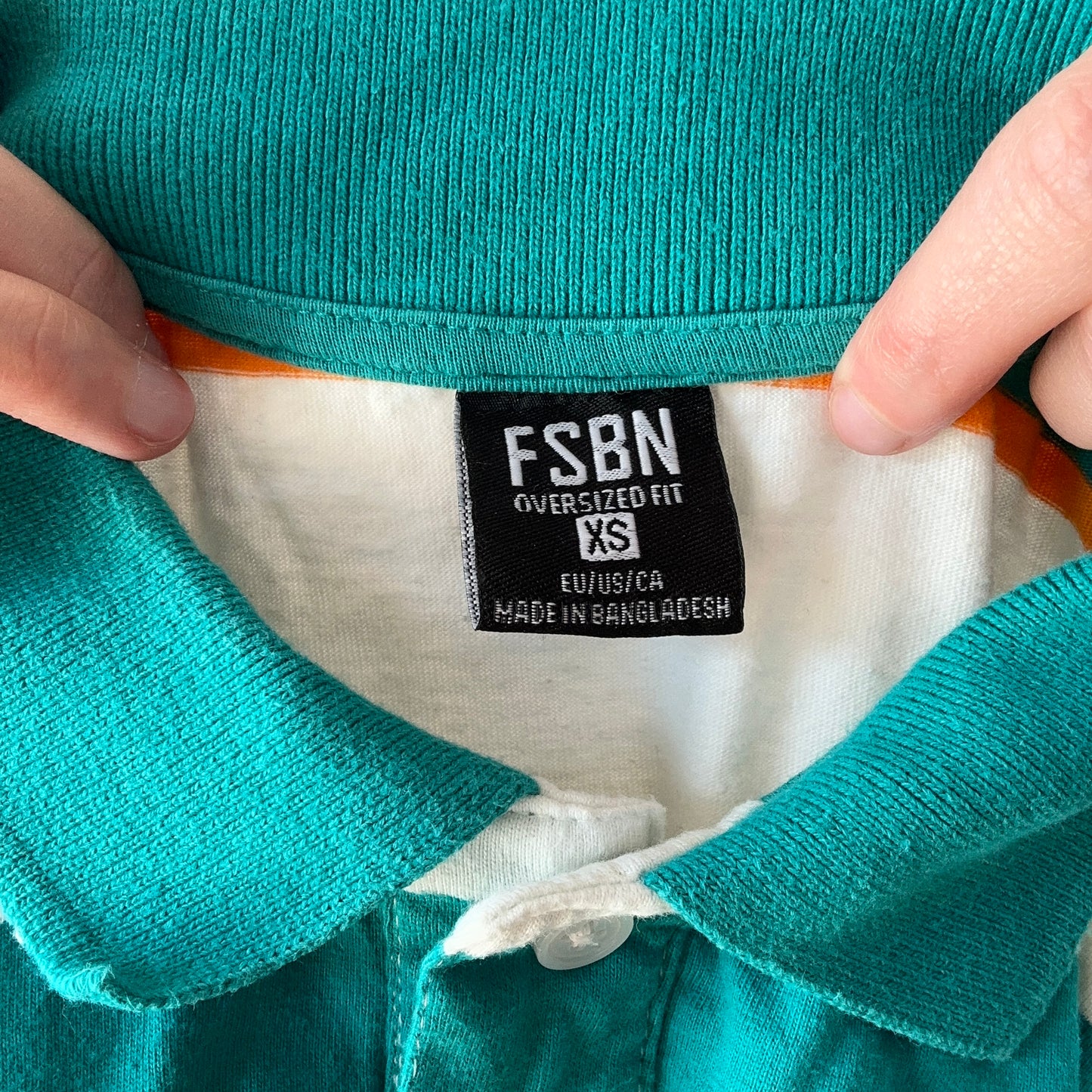 Weiß-grün gestreiftes Hemd | Bern