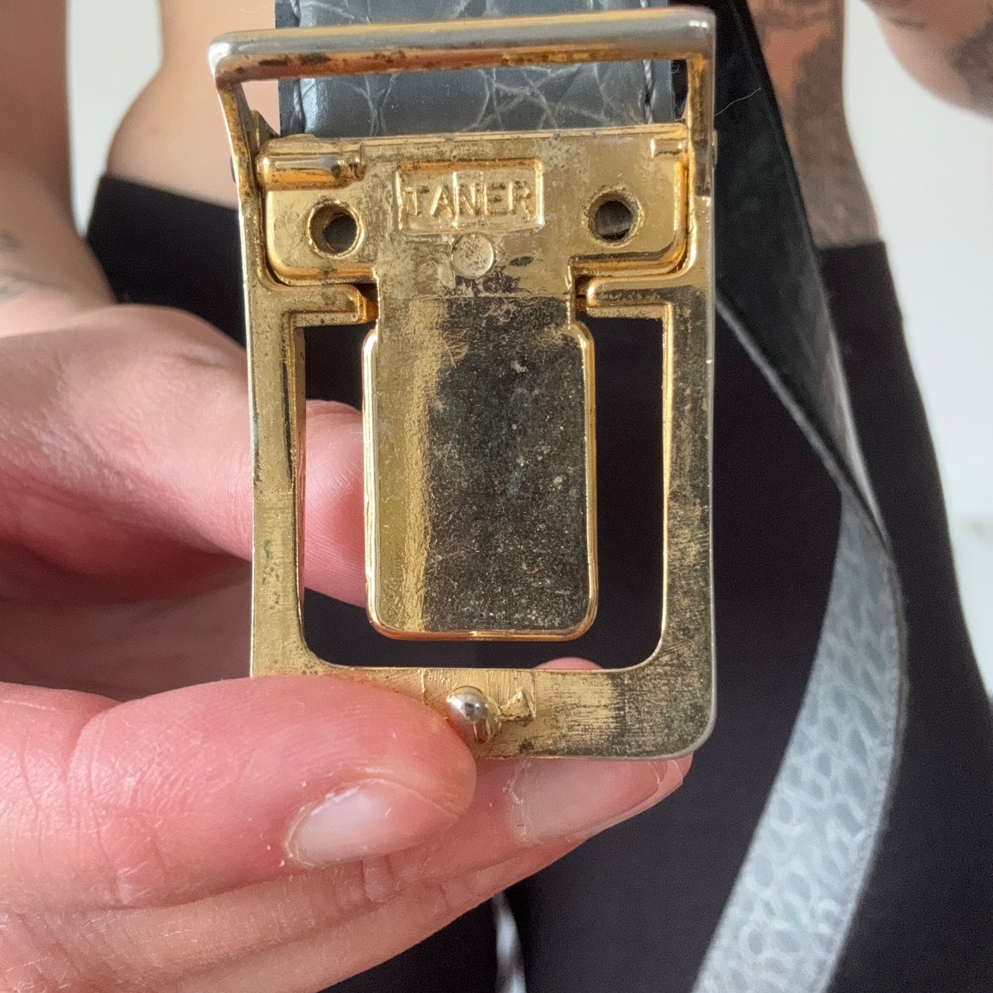 Black Belt with golden details