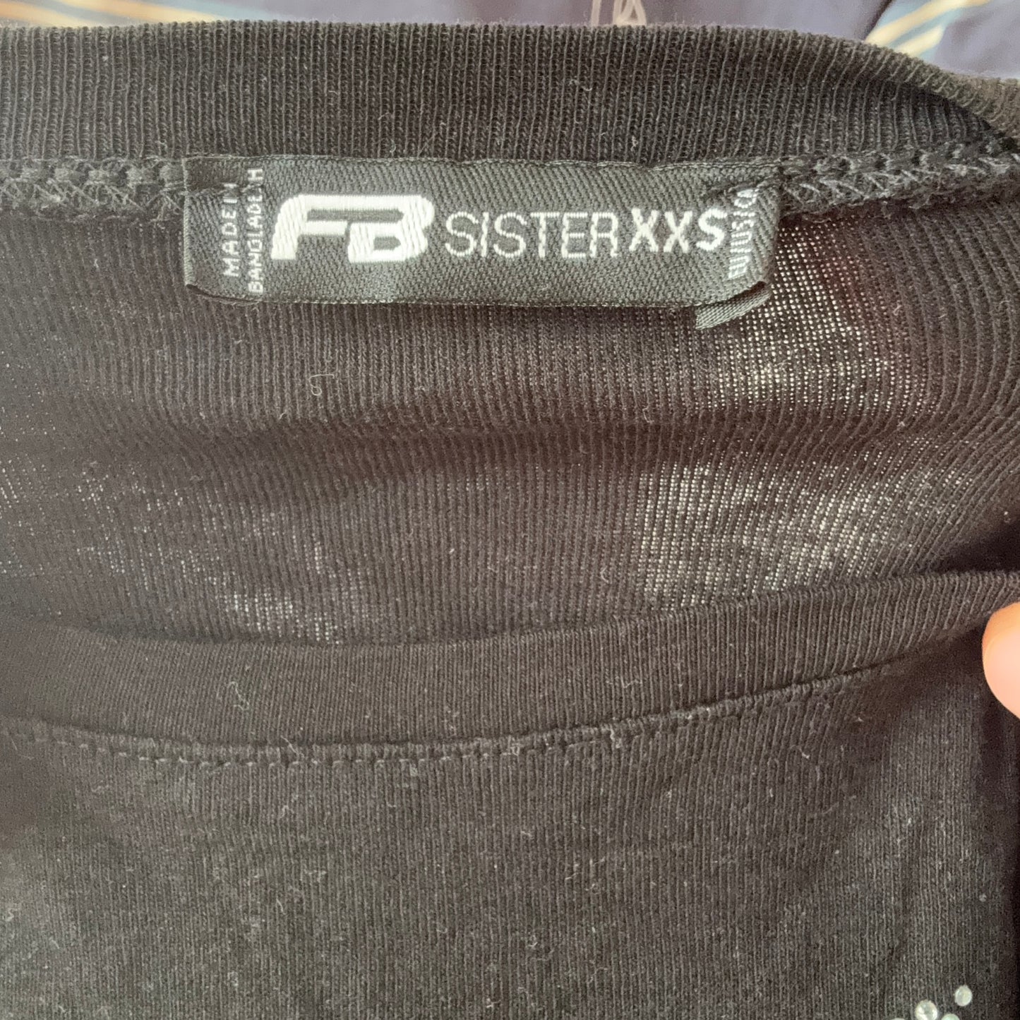 Black cropped Shirt | Bern