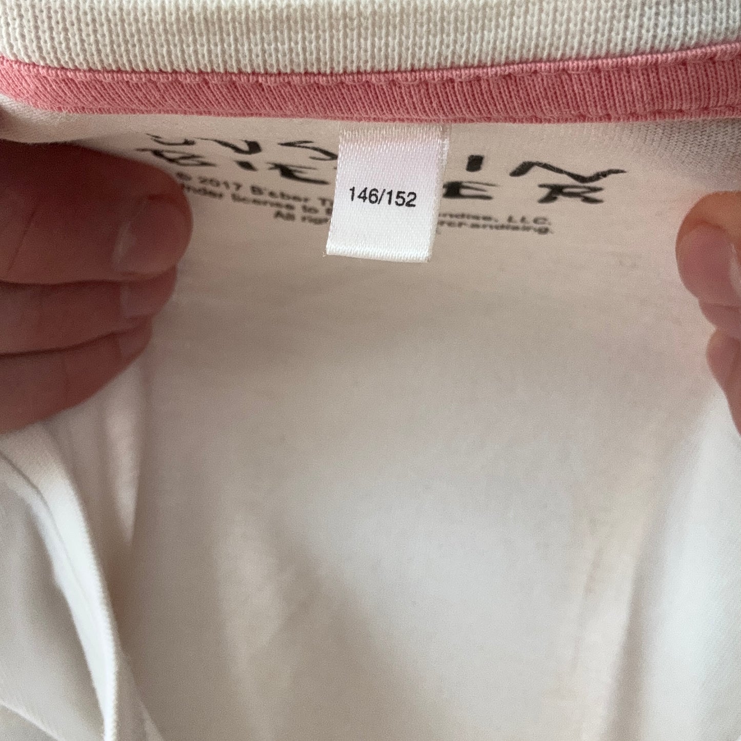 White Shirt with Justin Bieber Print | Bern