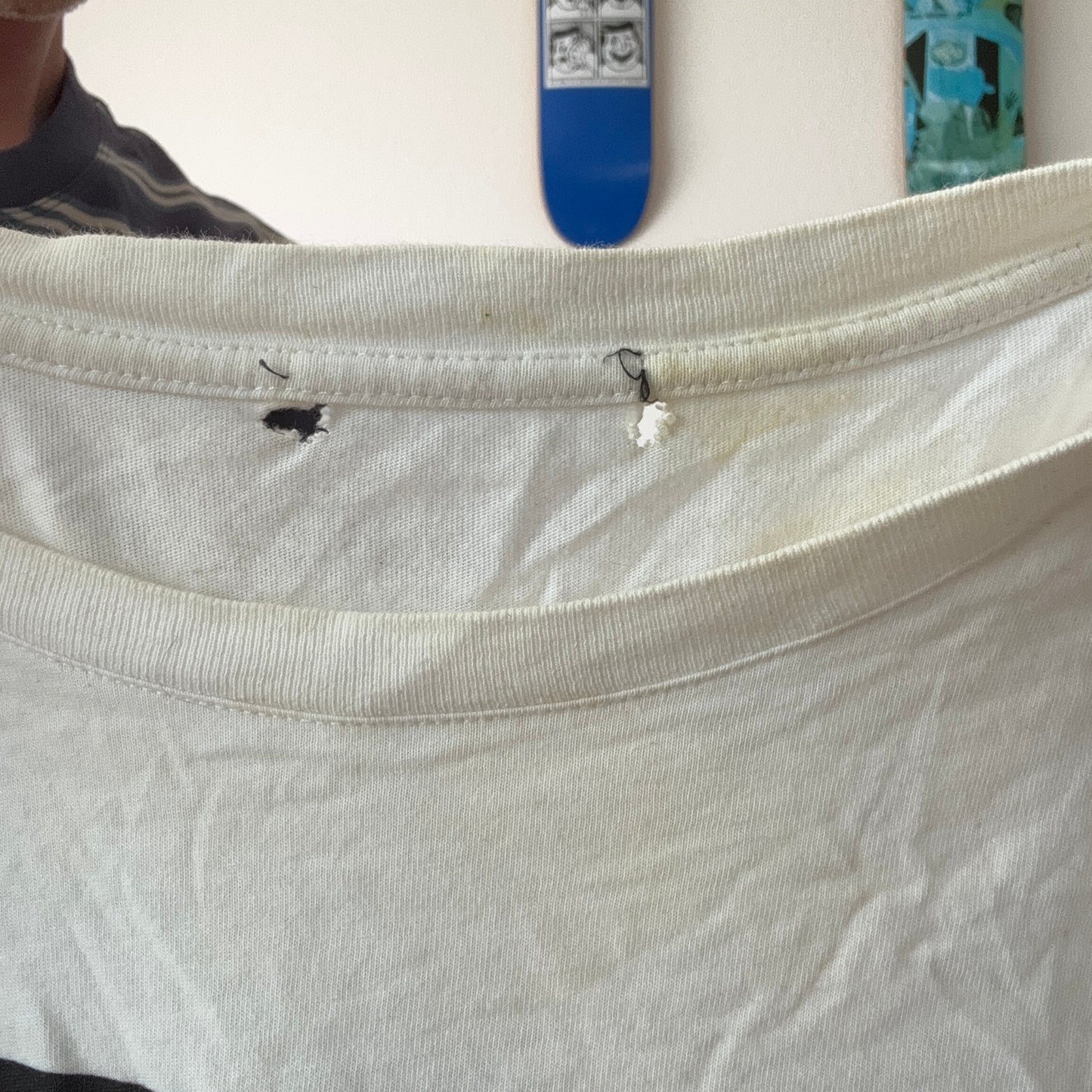 White Shirt with front Print