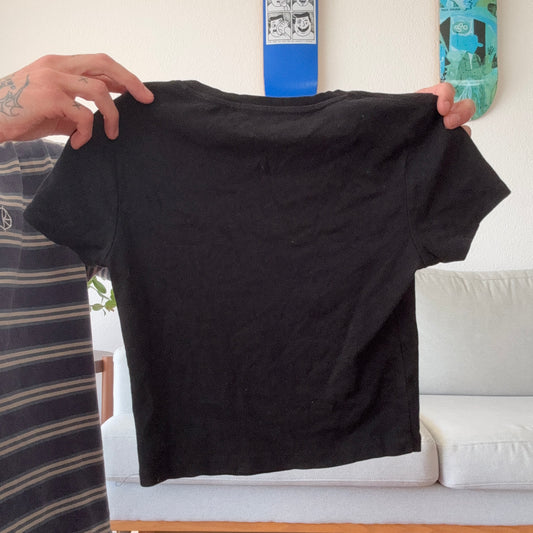 Black cropped Shirt | Bern