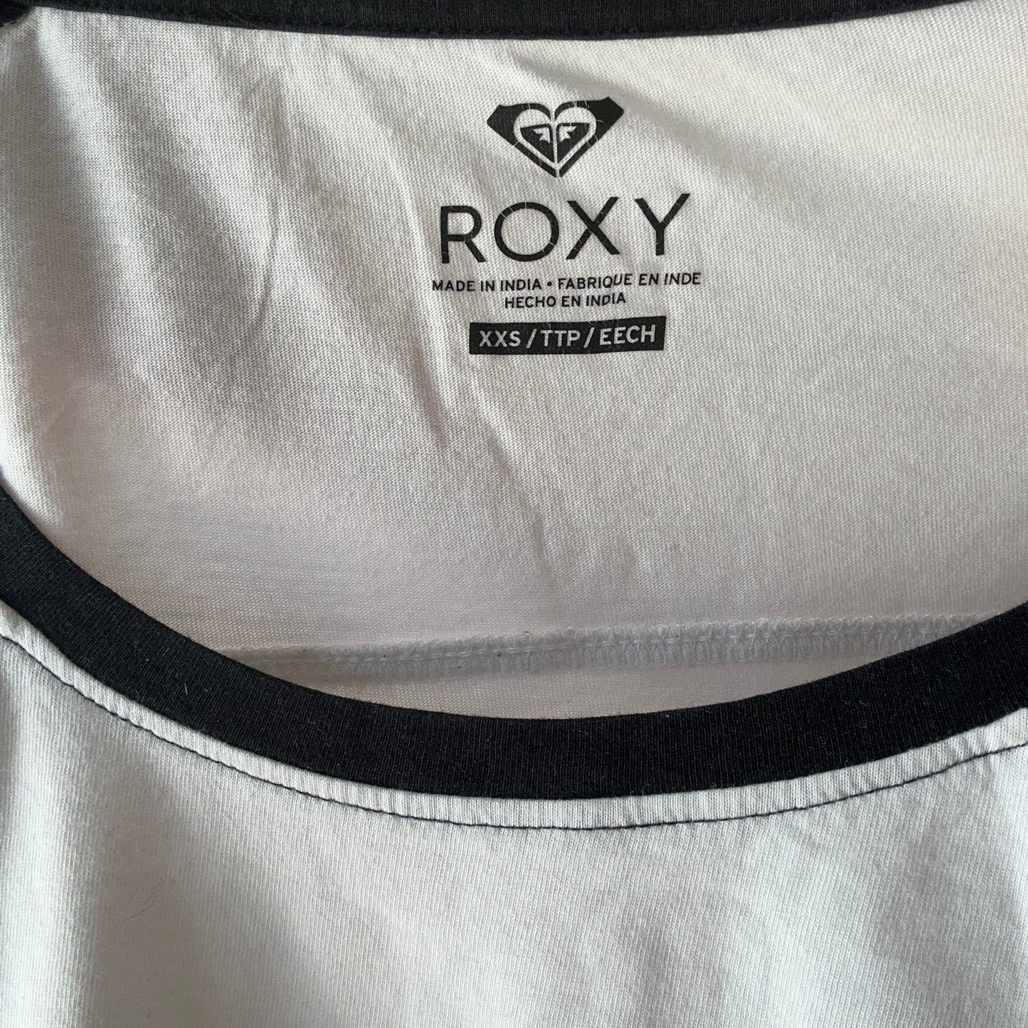 T-shirt à manches longues blanc et noir | Bern