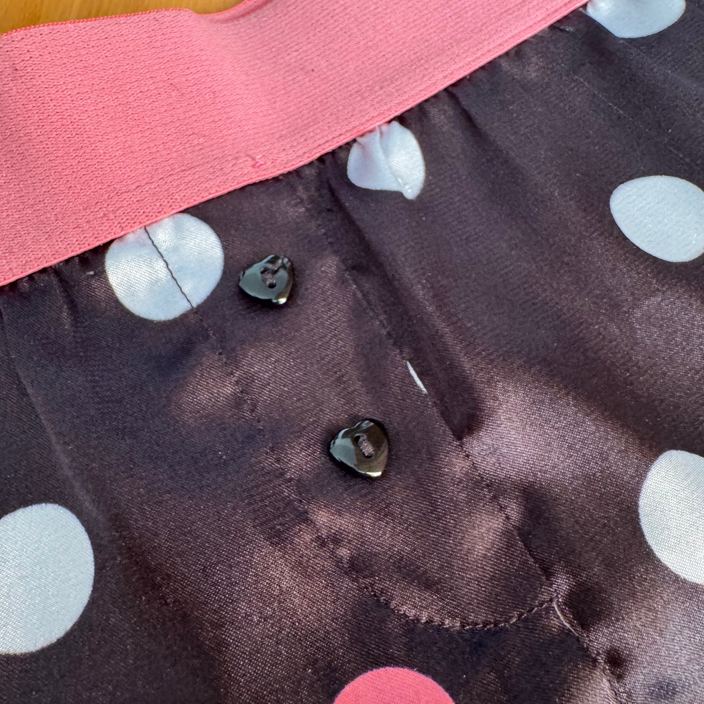 Black Shorts with Pink Dots|Bern