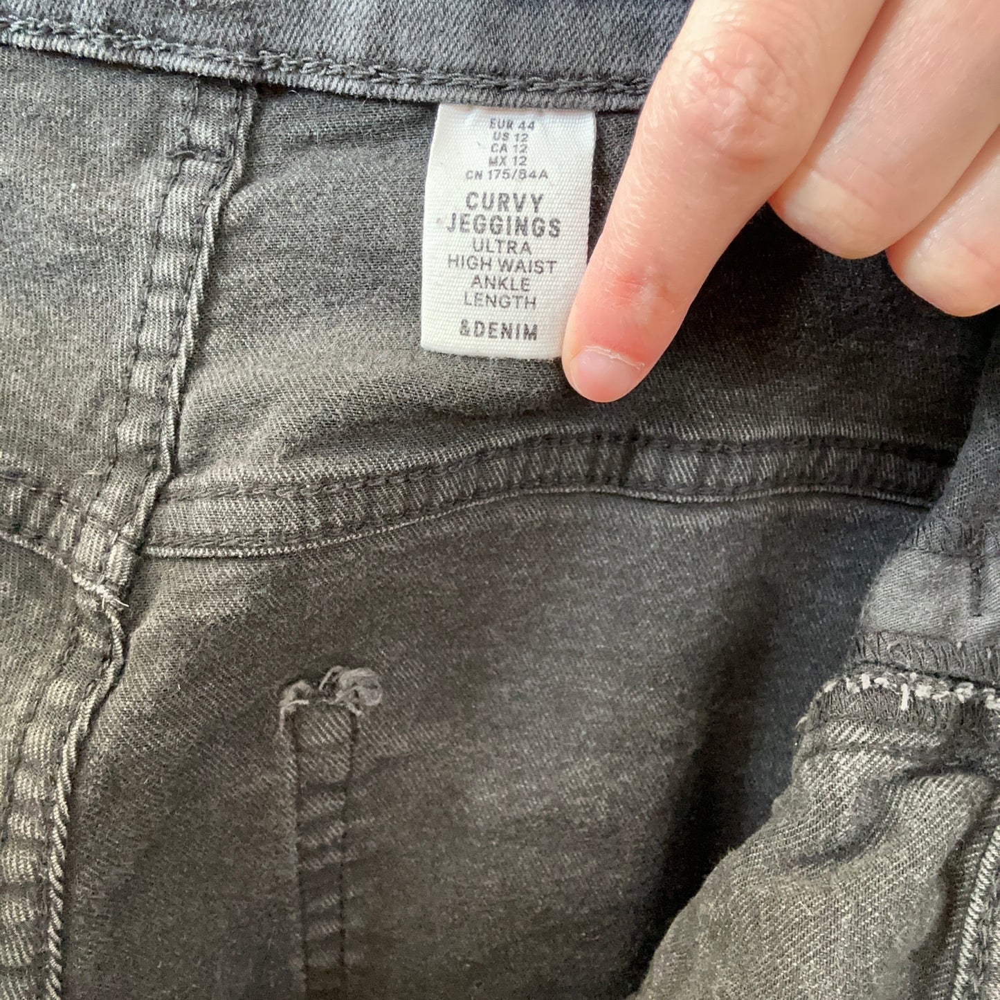 Black reworked Jeans | Bern