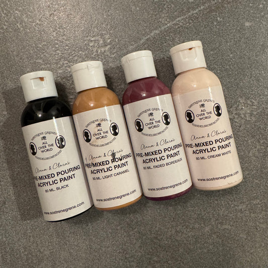Pre-mixed pouring acrylic paint