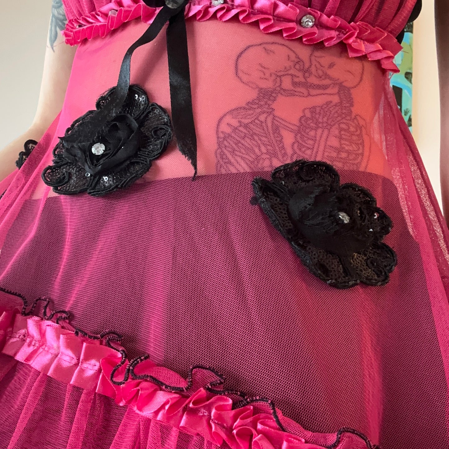 Y2K Pink Babydoll Top | Bern