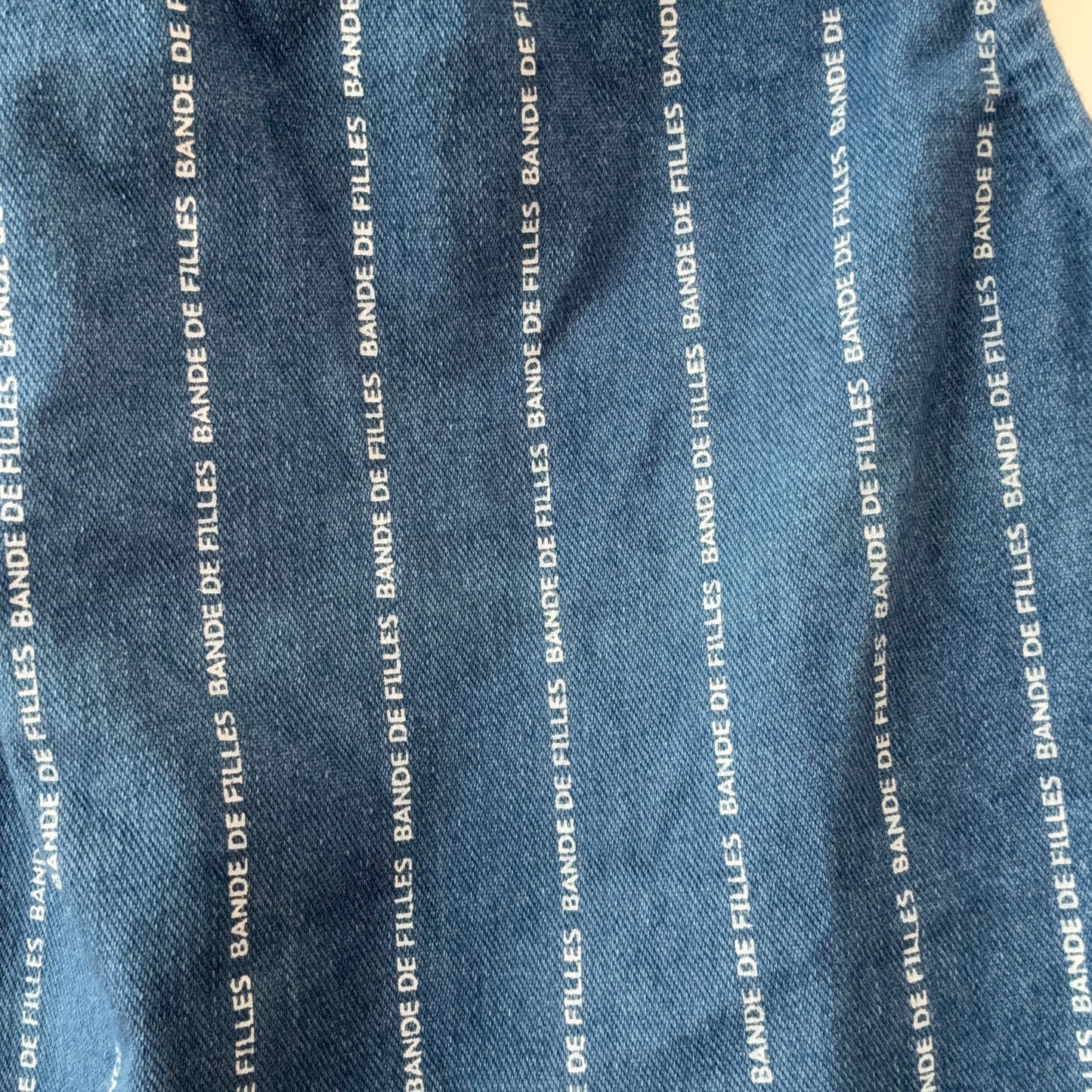 Blue Body with white Stripes