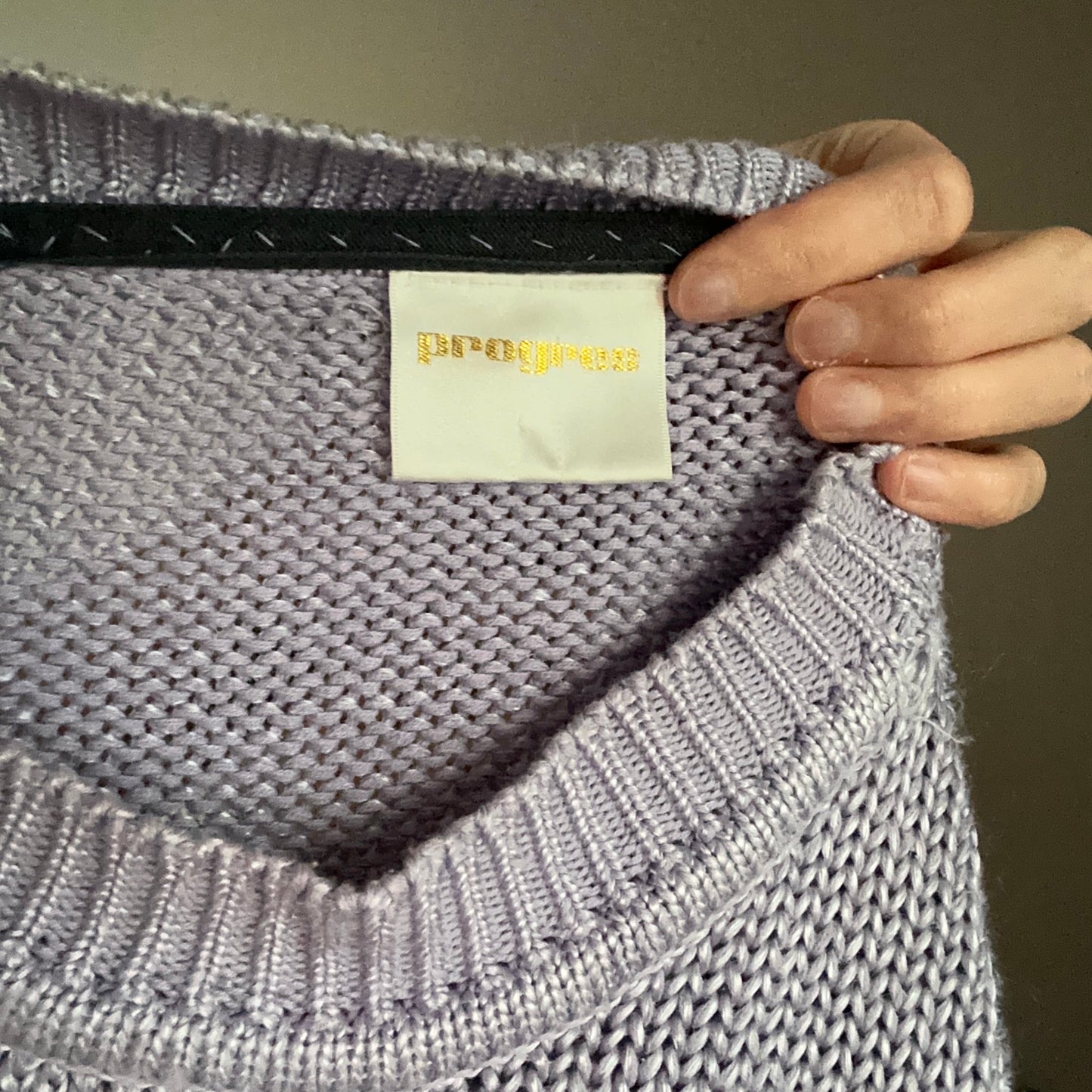 Purple Vintage Knit Sweater | Bern