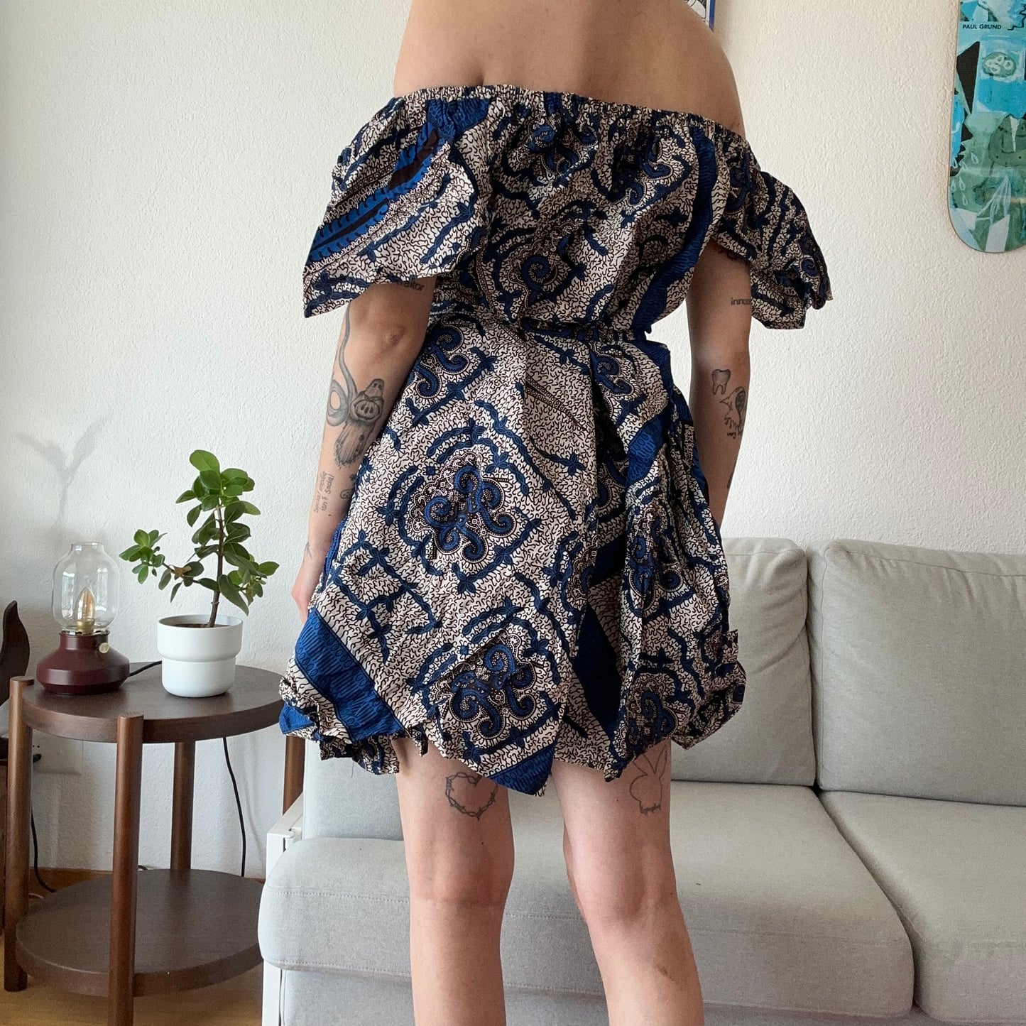 Blue and white Dress | Bern