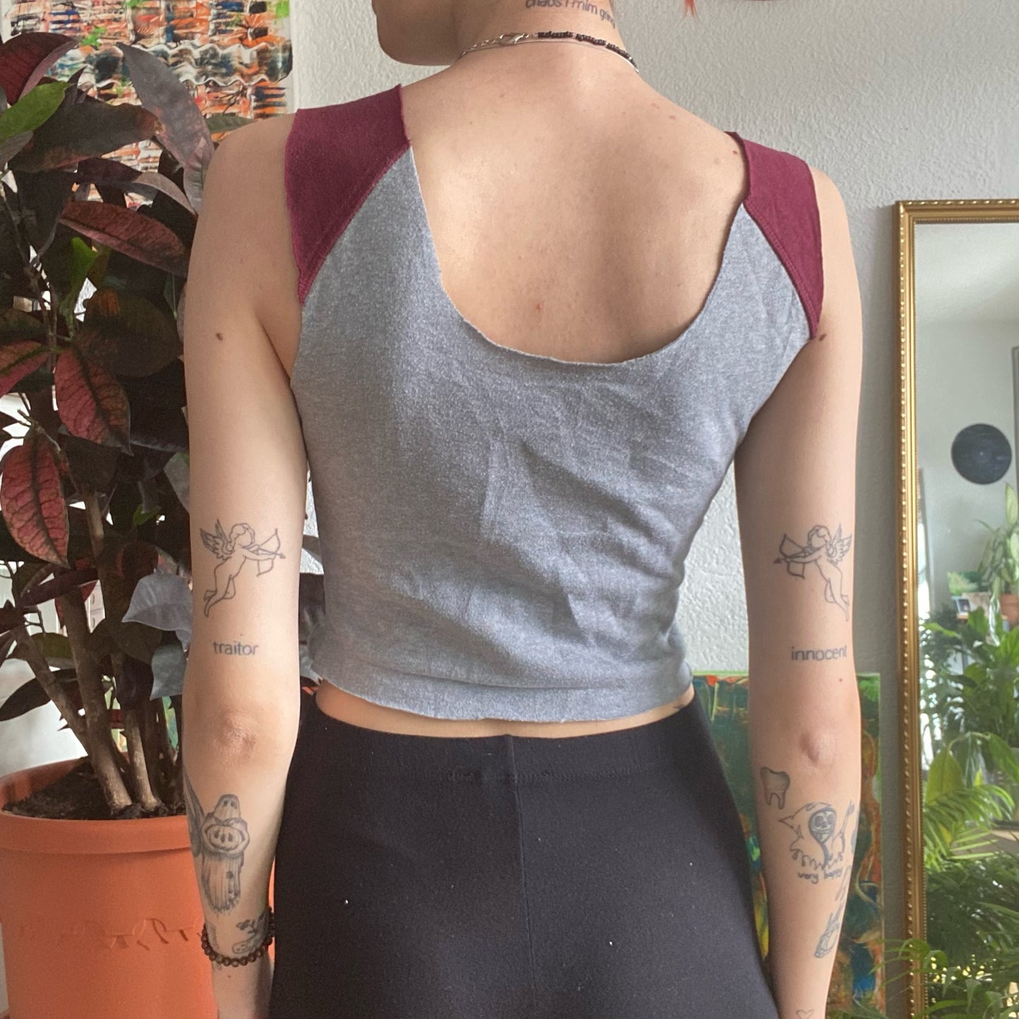 Gray Reworked Top | Bern