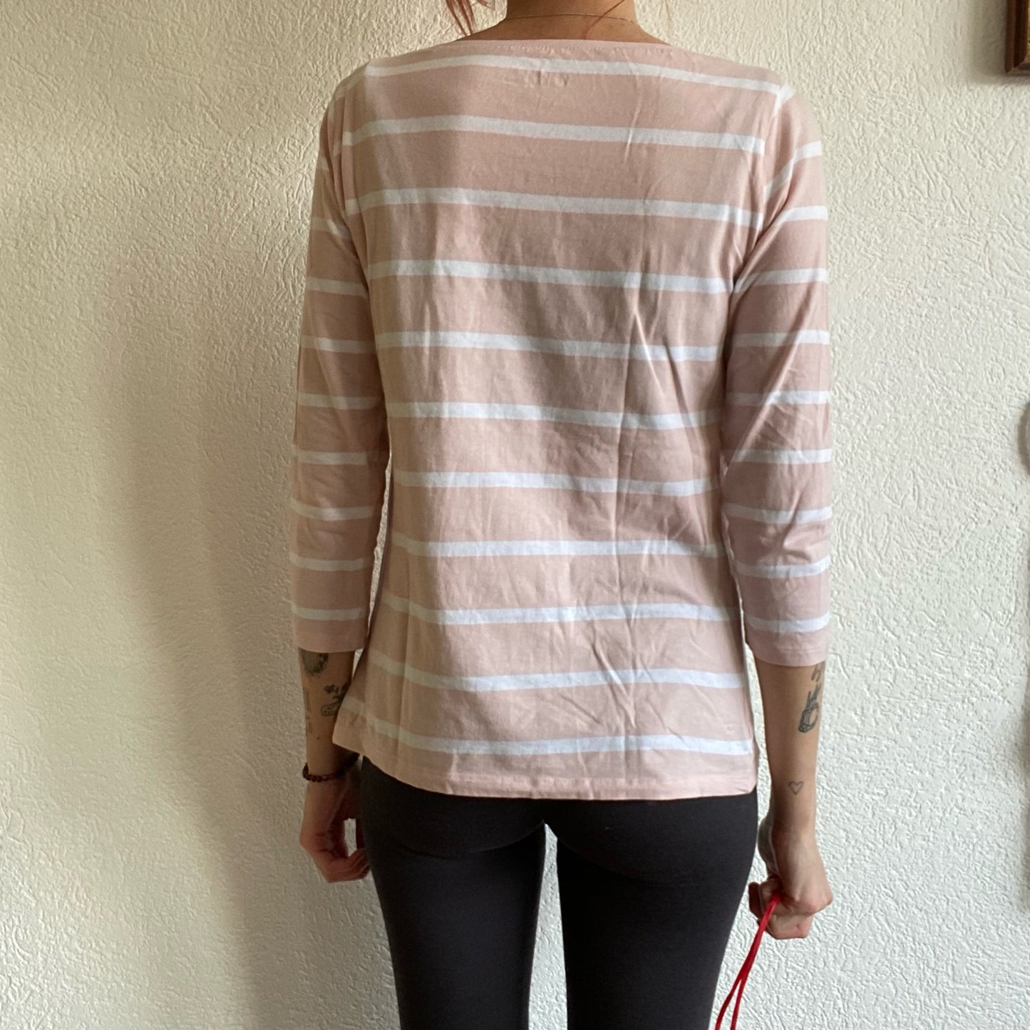 Pink Longsleeve with white stripes | Bern