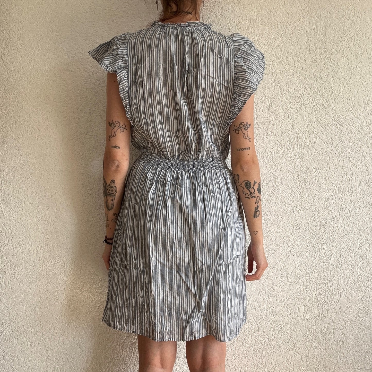 Blue and white striped Dress | Bern