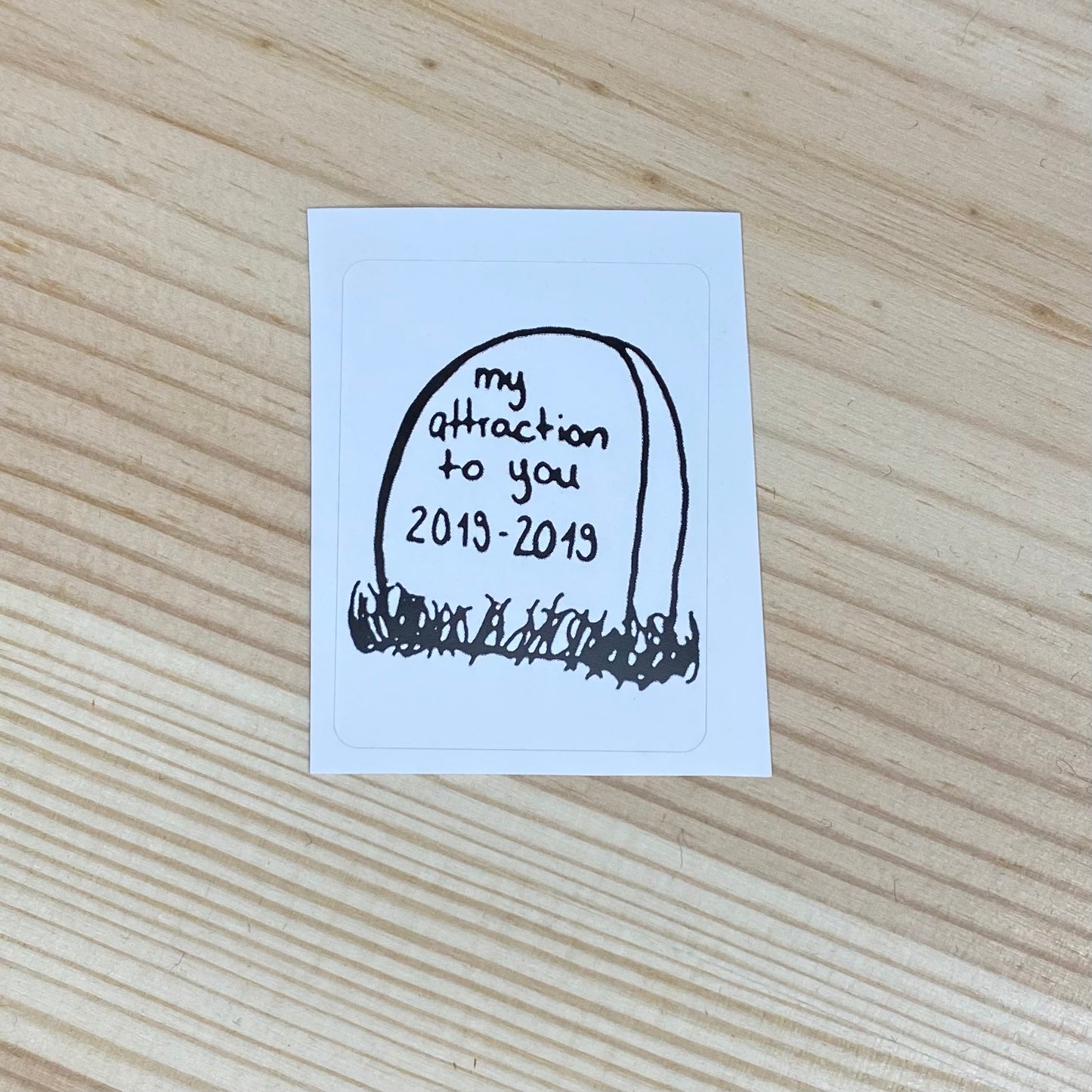 Selbstgemachter Aufkleber