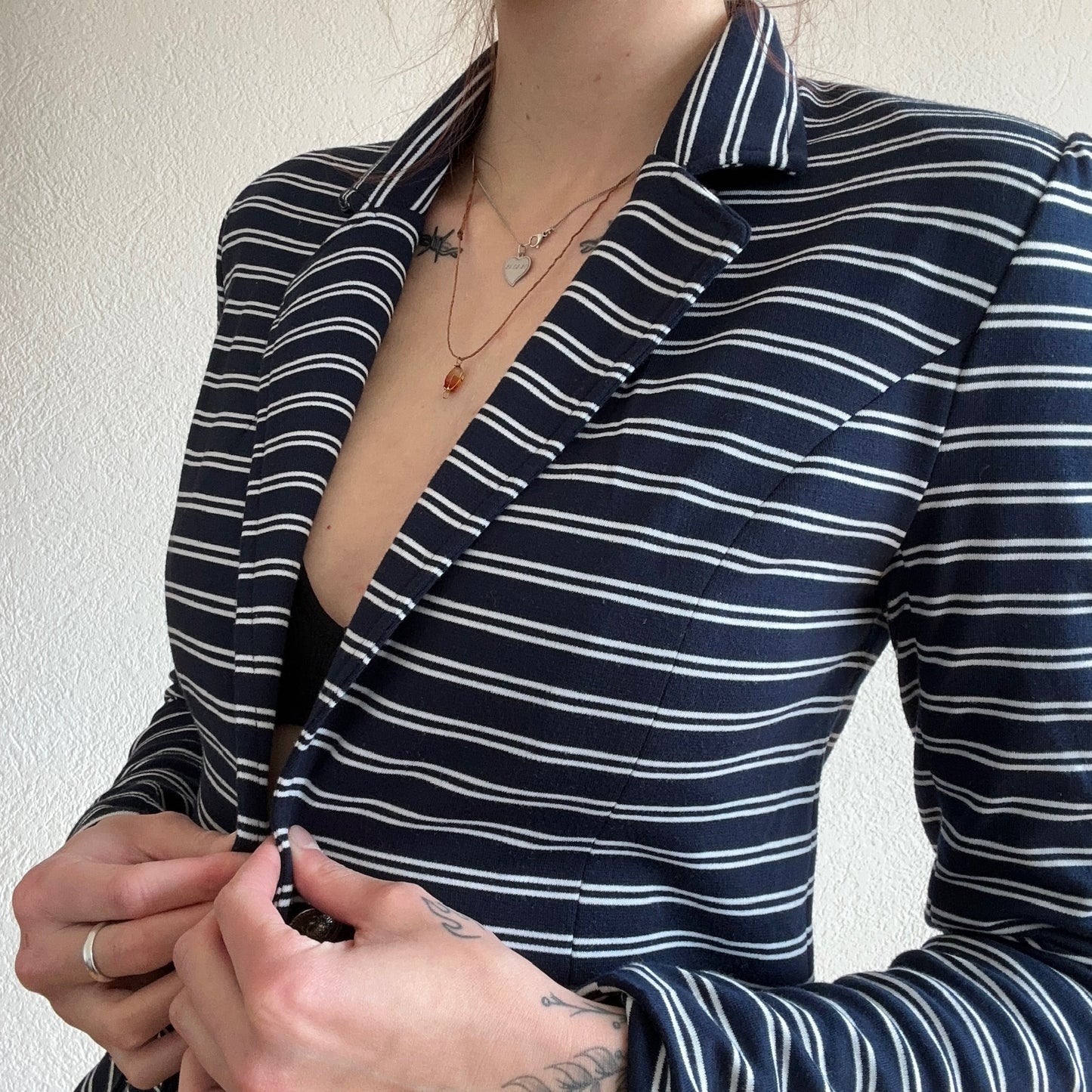 Blue and white striped Blazer | Bern