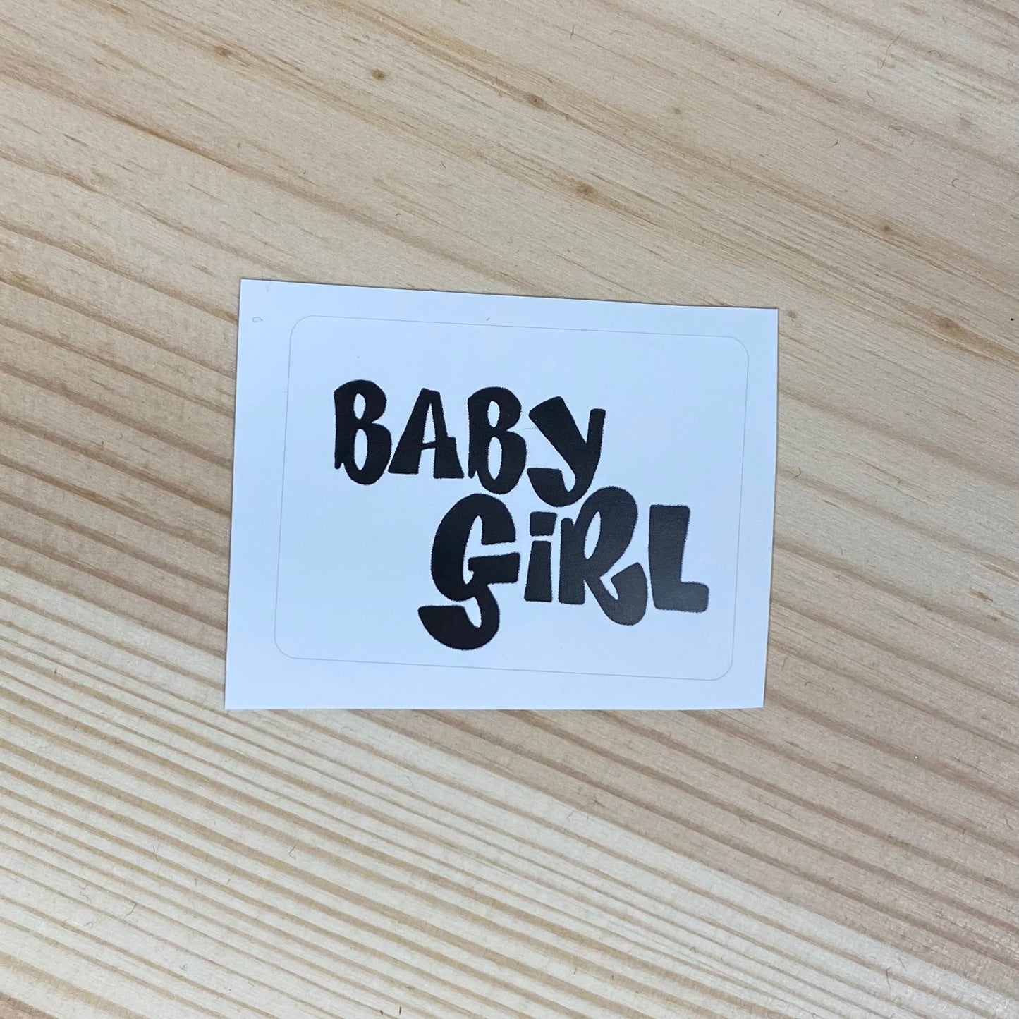 Selbstgemachter Aufkleber