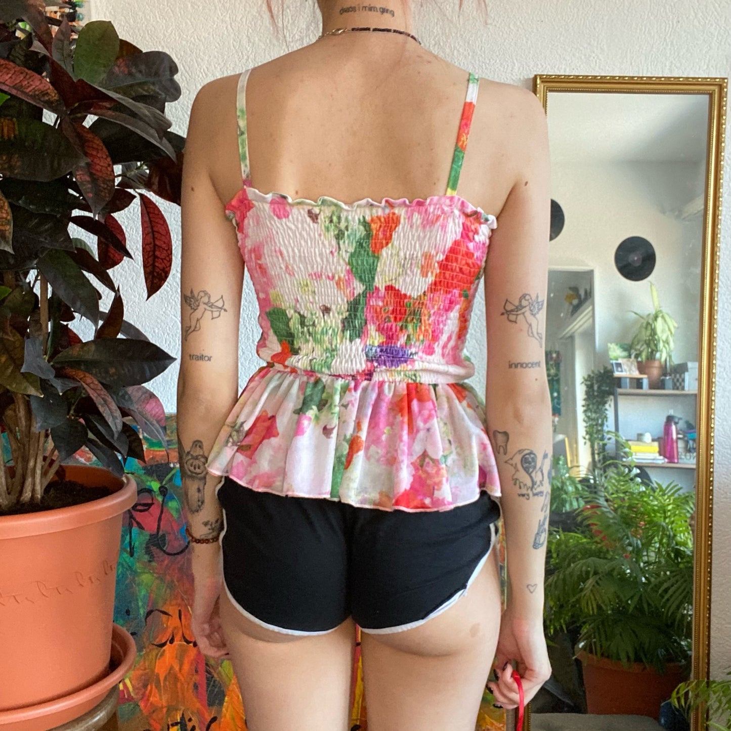 Wotp blanc avec imprimé floral | Berne