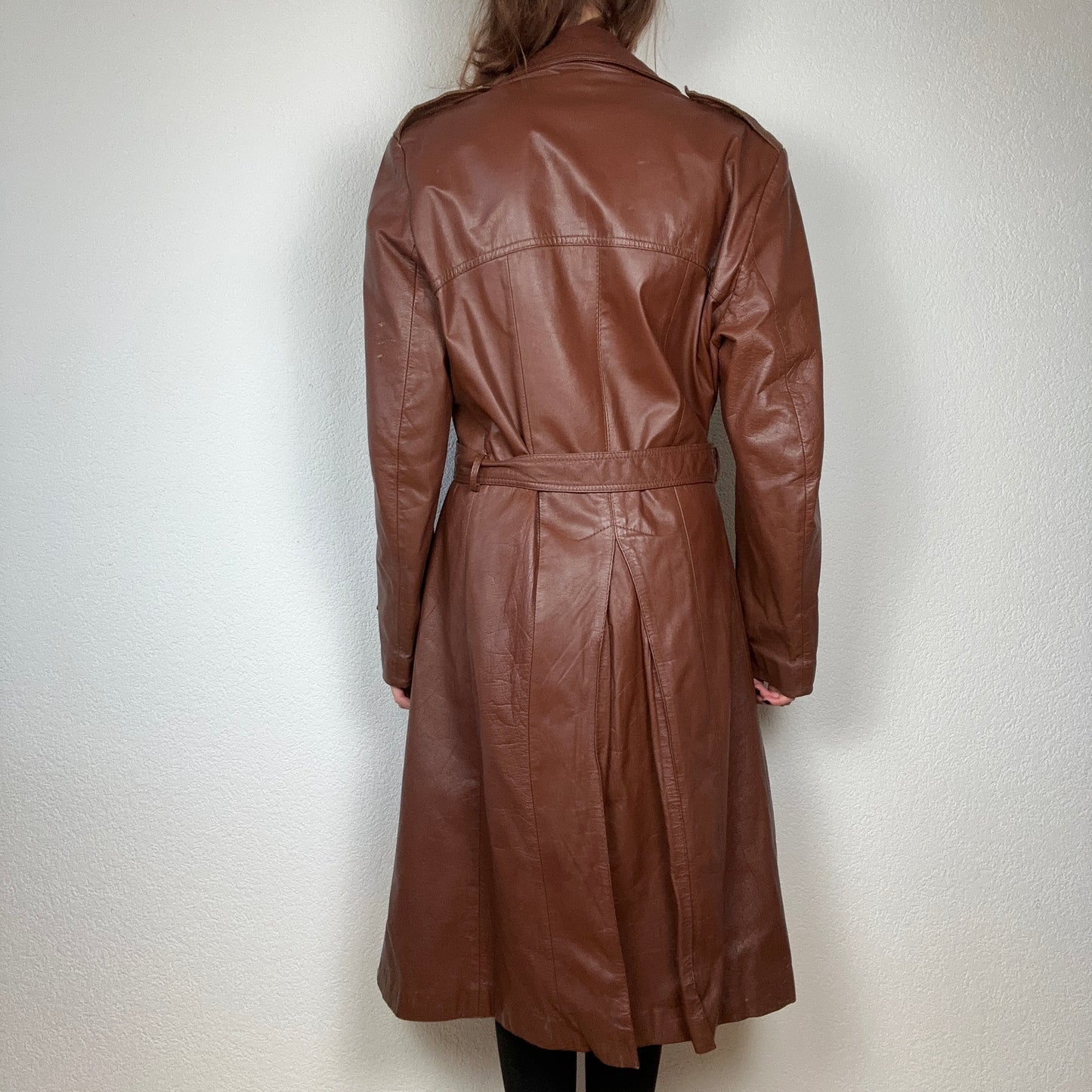 Manteau en cuir marron | Berne