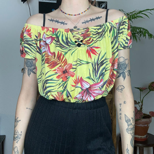 Yellow cropped Shirt | Bern