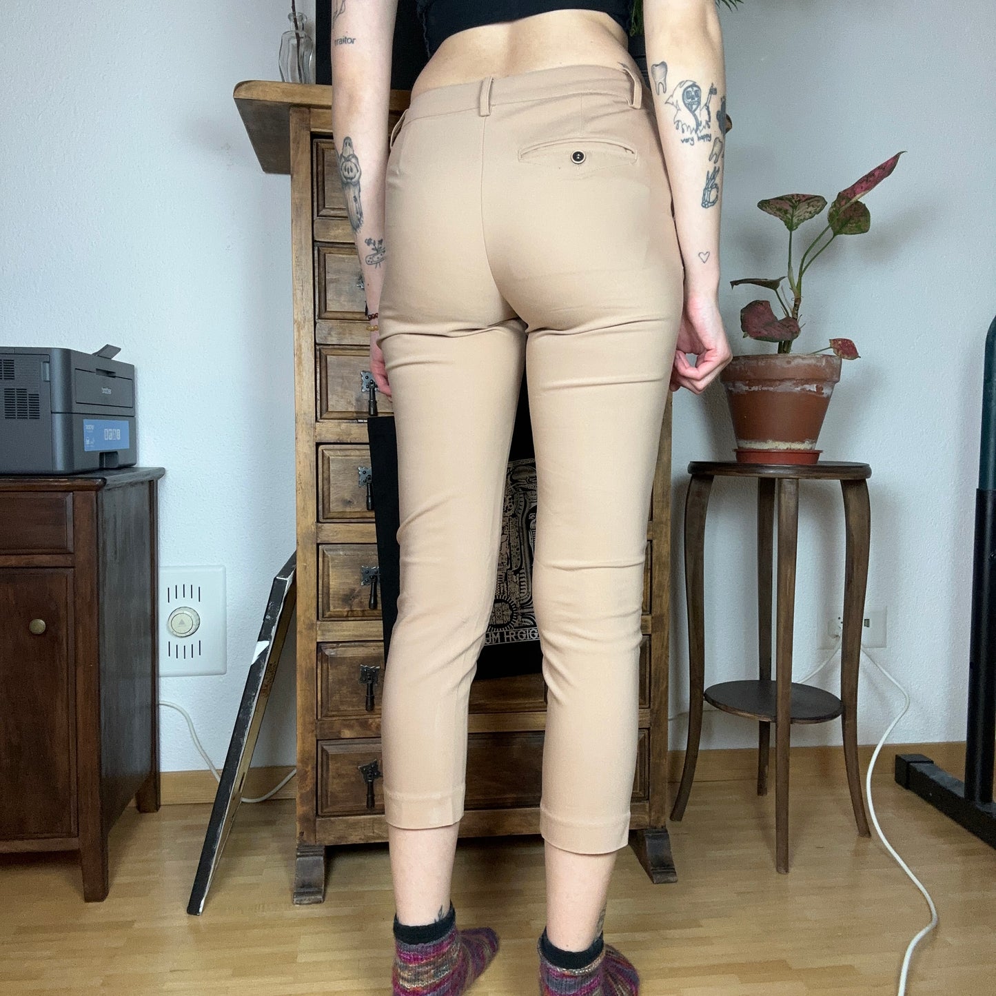 Beige Pants