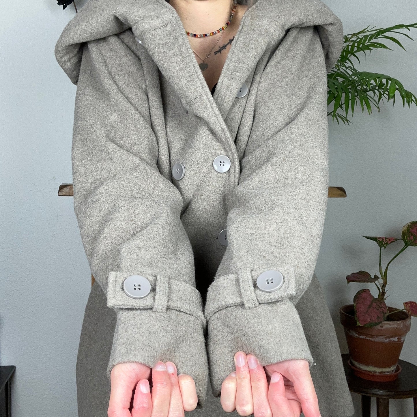 Beige Short Coat | Bern