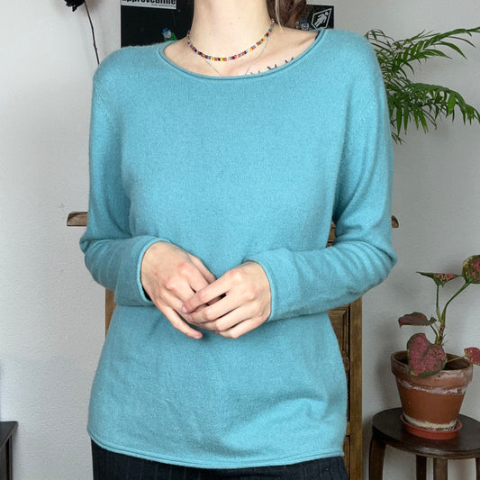 Blue Knit Longsleeve