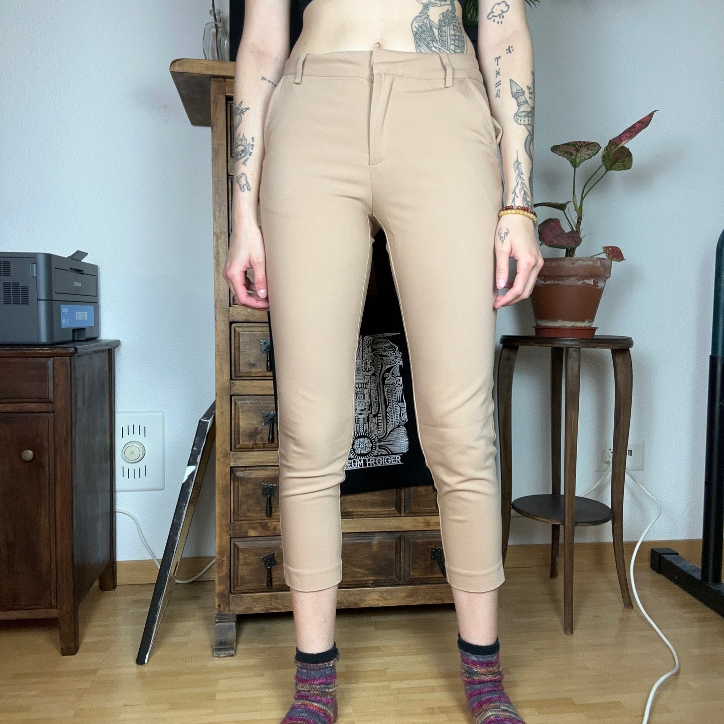 Beige Pants