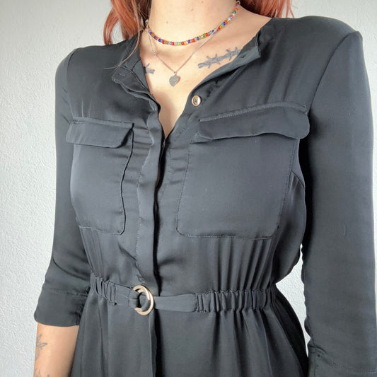 Black Dress with golden details | Bern