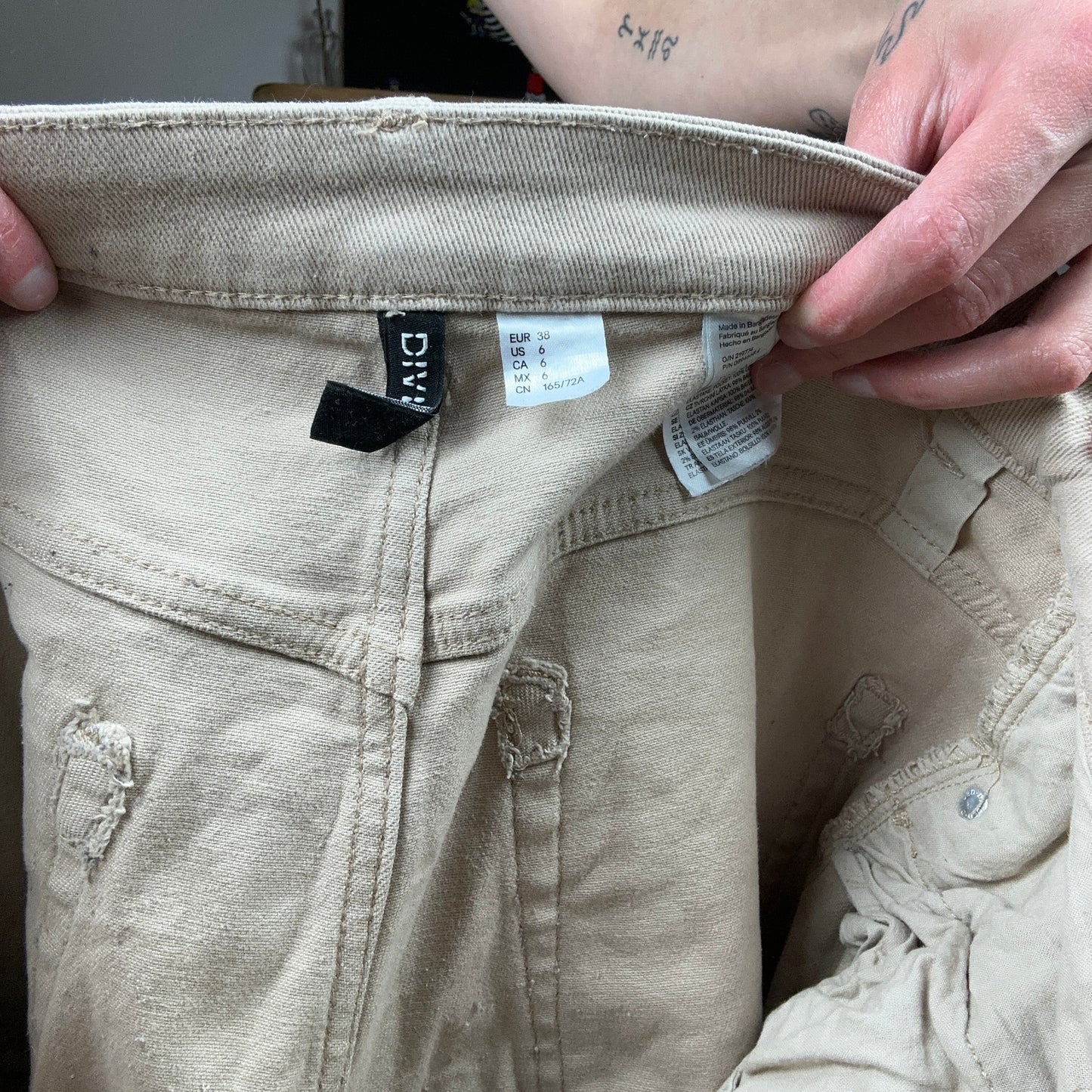 Beige Pants