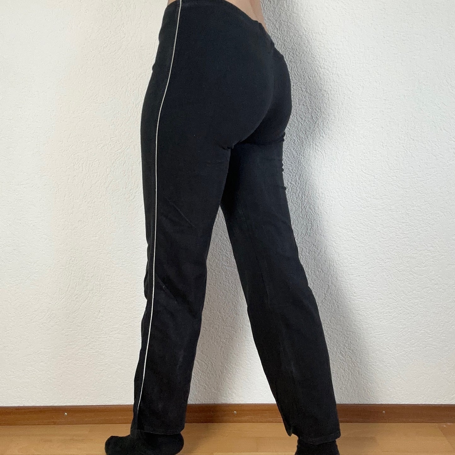 Y2K Lowwaisted Black Leggings