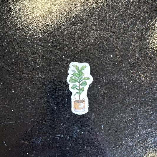 Autocollant de plante