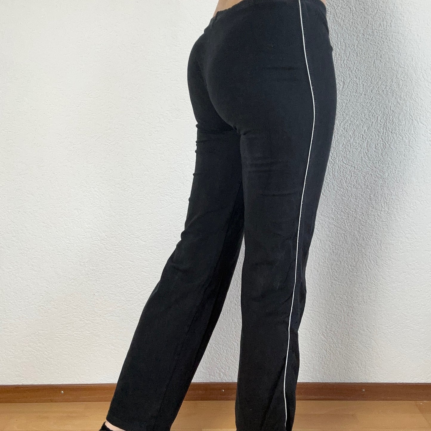 Y2K Lowwaisted Black Leggings