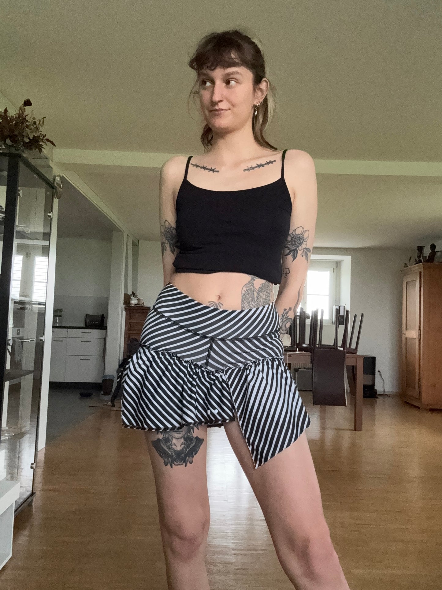 Handmade Upcycled Puma Skort - Size S