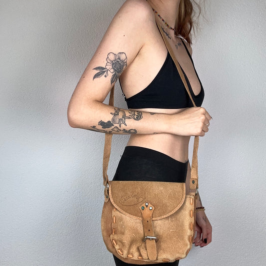 Vintage Brown Leather Bag | Bern