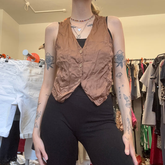 Brown Vest / Top | Bern