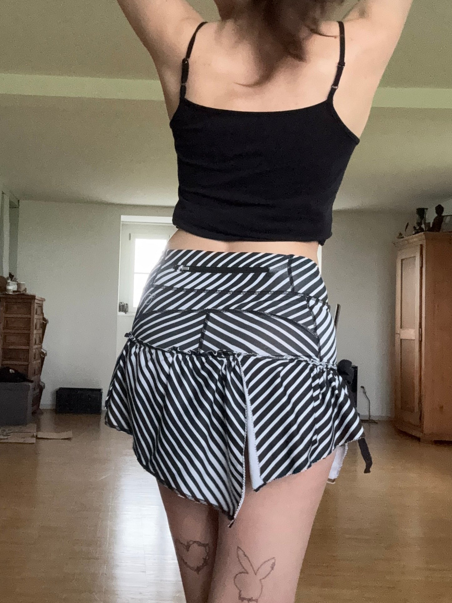 Handmade Upcycled Puma Skort - Size S